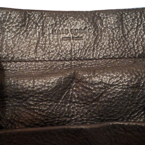 VGUC Kate Spade Black Pebbled Leather Westbury Satchel w/Side Drawstring - Picture 10 of 10